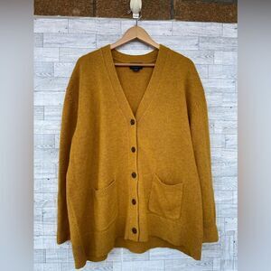 Pendleton WOMEN'S BOYFRIEND SHETLAND WOOL CARDIGAN XL